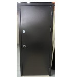 Двері Стріт  Модель М1 RAL 8019 / Горіх темний