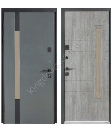 Котедж Модель 705 / 431 Metalic grey / Модрина вулканічна