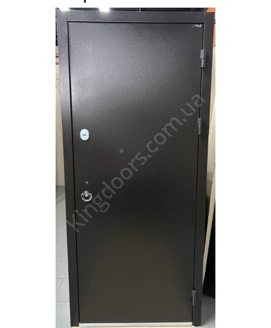 Двері Стріт  Модель М1 RAL 8019 / Горіх темний